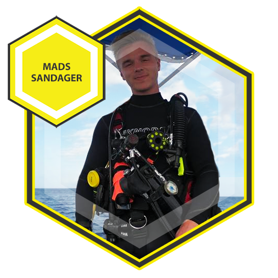 Mads Christian Sandager, Denmark, Scuba Instructor