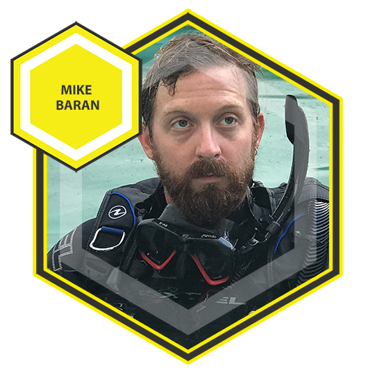 Mike Baran, Scuba Instructor