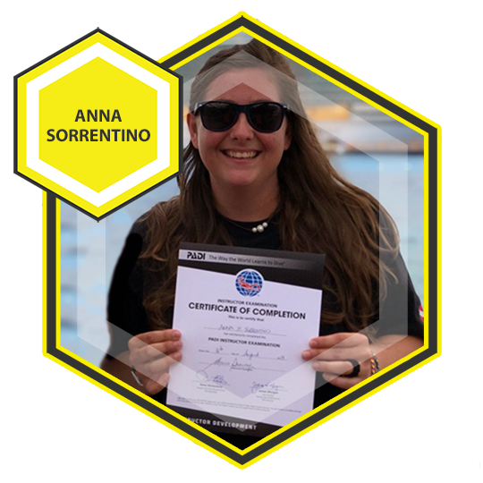 Anna Sorrentino, PADI Scuba Instructor shares her experience training with Instructor Trainer James L. Clark in Cozumel, Mexico