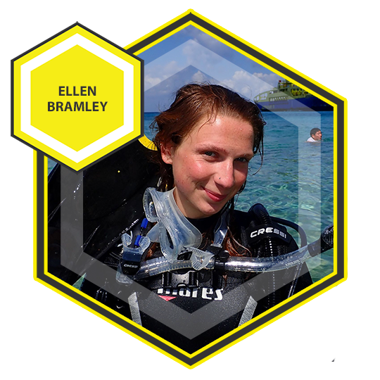 Ellen Bramley from the UK completed her Open Water scuba certification with Dive Mentor